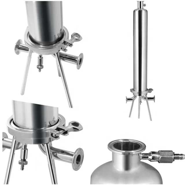 high dimensional accuracy stainless steel 316 cartridge filter housing for pre filtration of reverse osmosis water