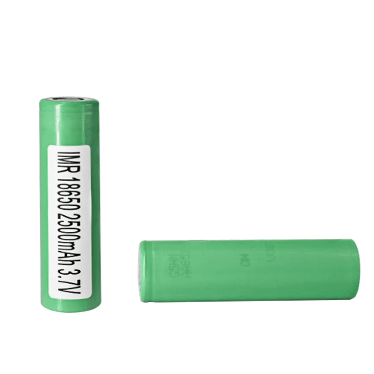 2021 Best selling Green 100% Original Rechargeable INR18650 25R 2500mAh 20A 3.6v Flat Battery For battery packs