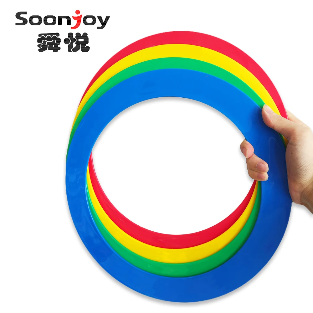 Wholesale Unisex Juggling Rings High Quality PP Material Plastic Colored Classic Style Good Value for Money