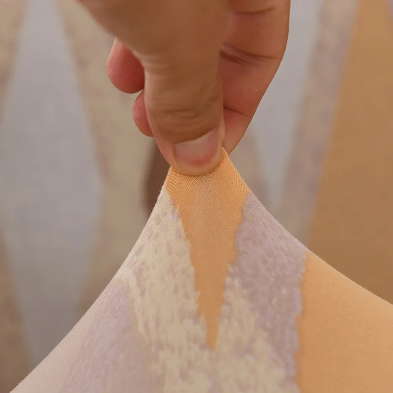 Universal Custom High Stretch Sofa Slipcover With Skirt Bubble Seersucker Sofa Cover