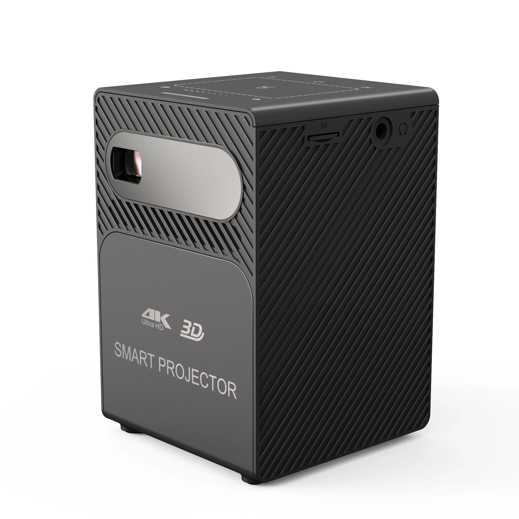 FLYIN Mini Projector 4K DLP Wireless Portable Movie Projector Home Theater HD Projector With Tripod