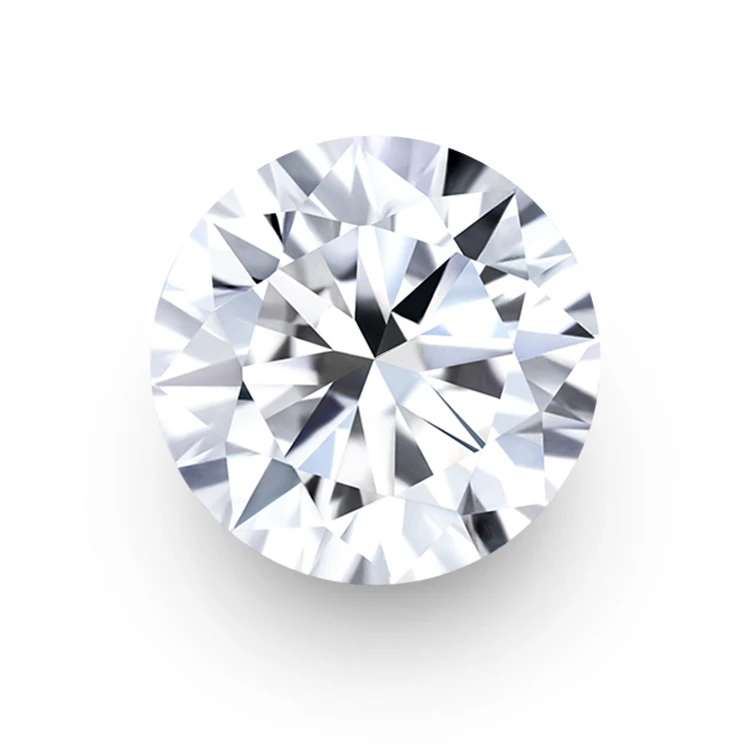 Высококачественный Синтетический синтетический Муассанит, Круглый бриллиантовый Муассанит
