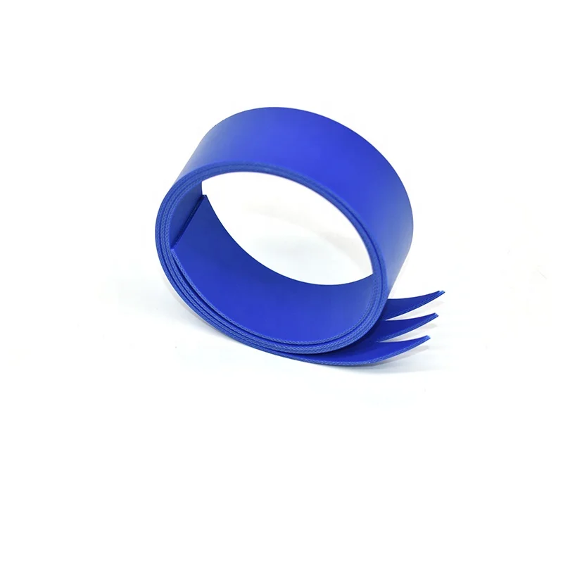 Custom Heat resistant circular PU Blue 1.5MM PU Dry belt food grade pu conveyor belt In Industry