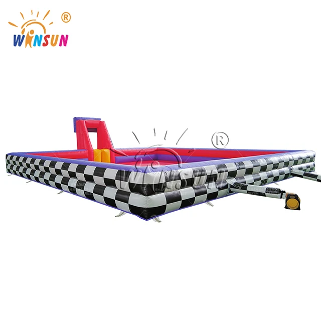 Sport game inflatable interactive game Bumper Car Inflatable Race Arena commercial inflatable games for event