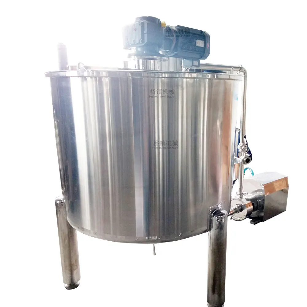 Hot Sales High Speed Industrial Stainless Steel  Soap Processing Cosmetic Shampoo Mixing Tank with Agitator Steam Heating