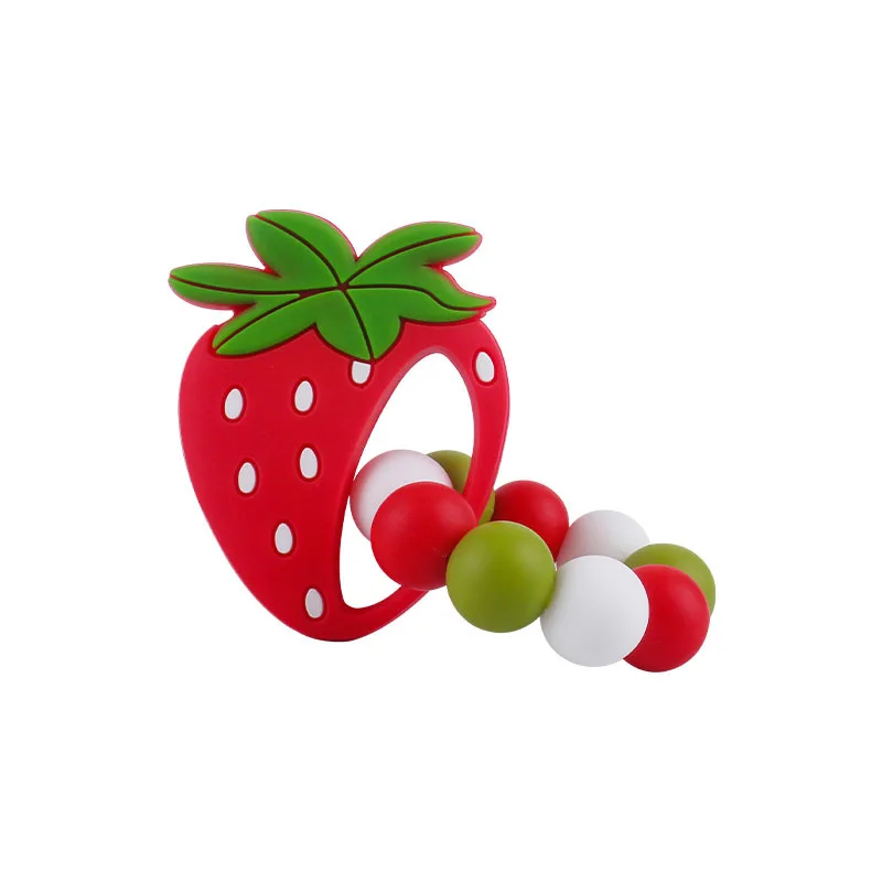 Amazon, новый детский мультяшный фрукт, силиконовая прорезывающая игрушка