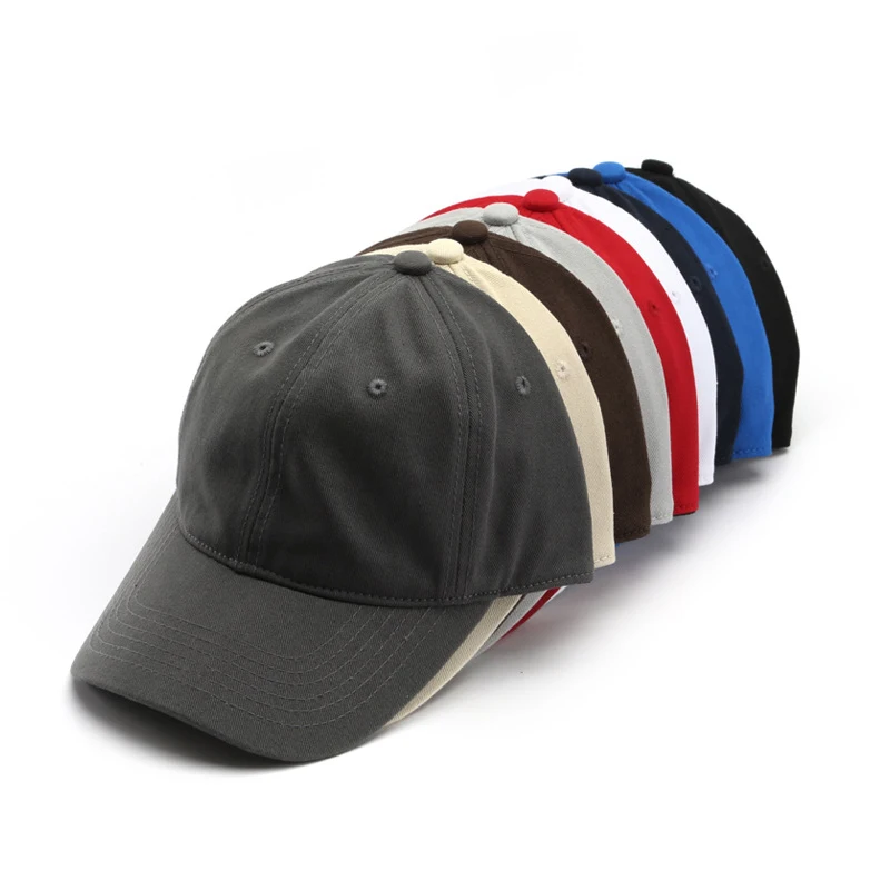 6 panel Unisex 100% Cotton Unstructured Baseball Cap Plain Blank Dad Hats custom Your Own Embroidery Logo