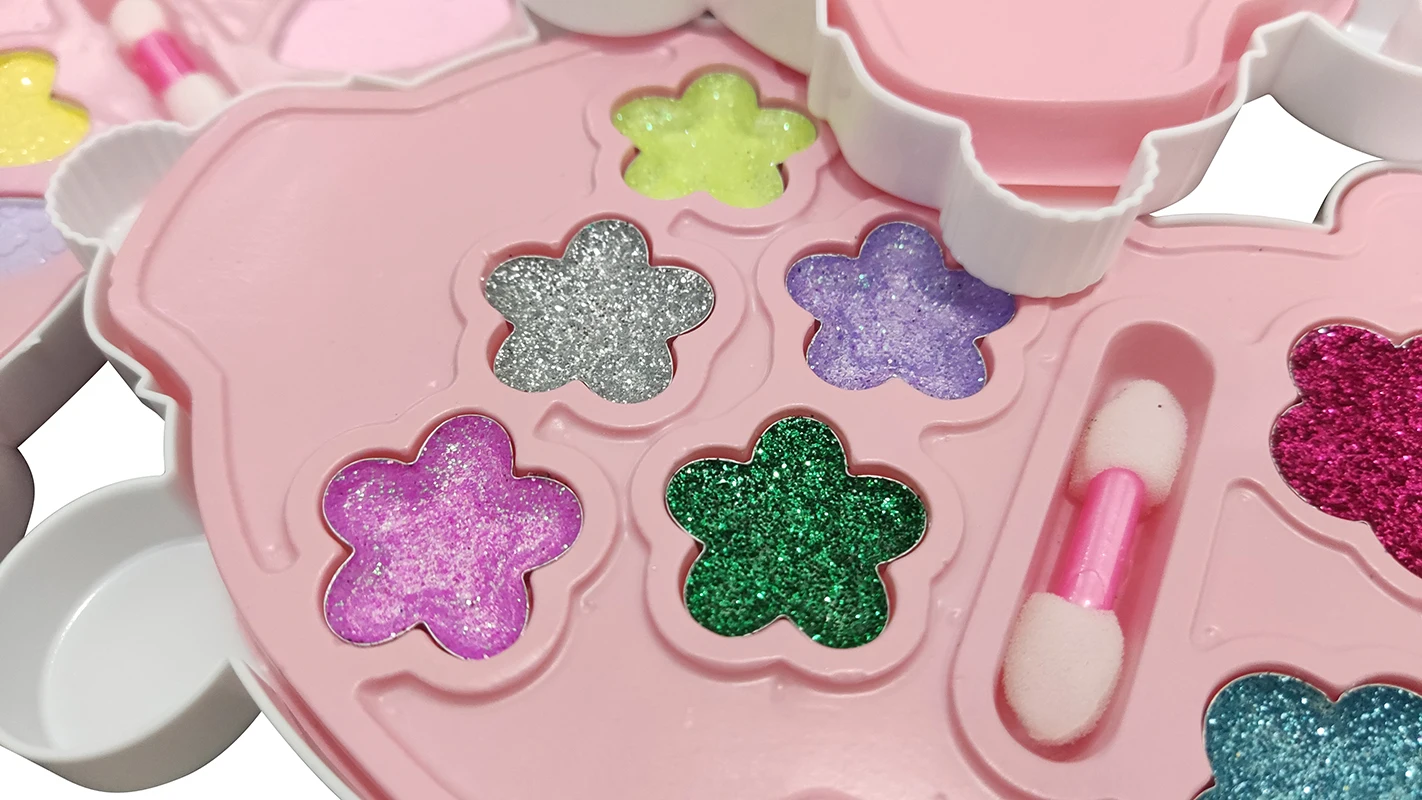 Wholesale Pretend Play Girls DIY Beauty Cute Animal Shape Children Makeup Toy Set Cosmetic Toy for girls