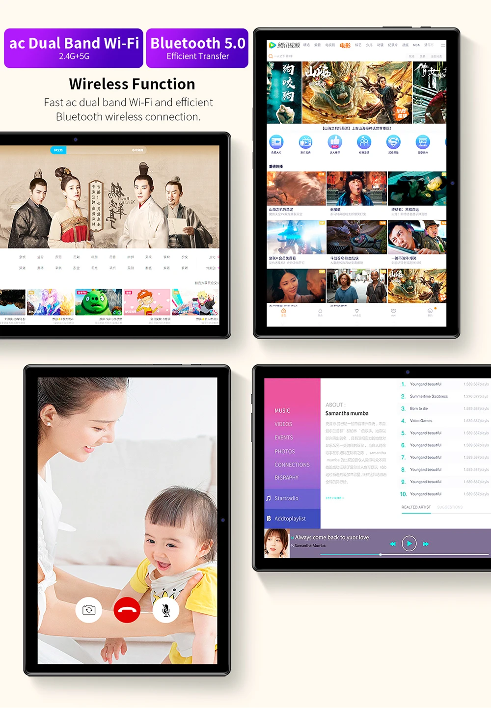 Teclast M40 10.1'' Tablet 1920x1200 4G Network UNISOC T618 Octa Core 6GB RAM 128GB ROM Tablets PC Android 10 Dual Wifi Type-C.jpg