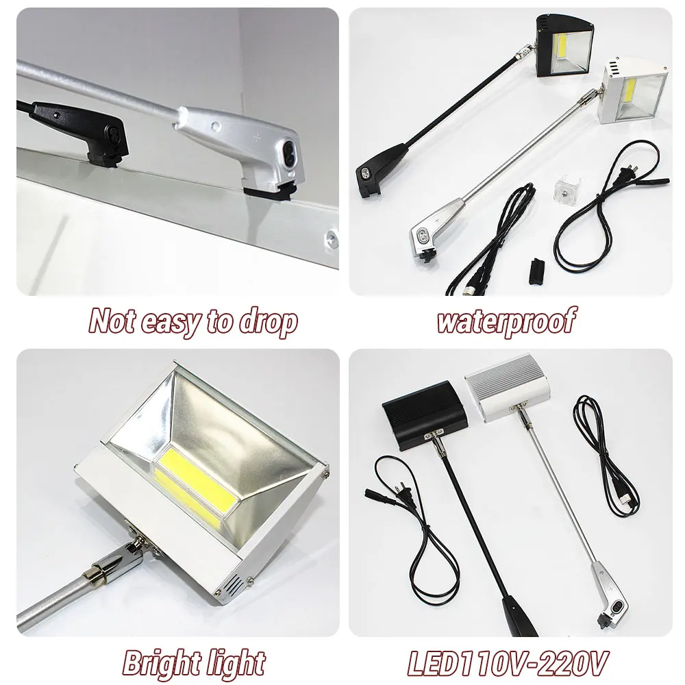 EXW Trade Show Lights With Mounting Brackets LED Display Connectable Tradeshow Light Arm LED Exhibition Lighting