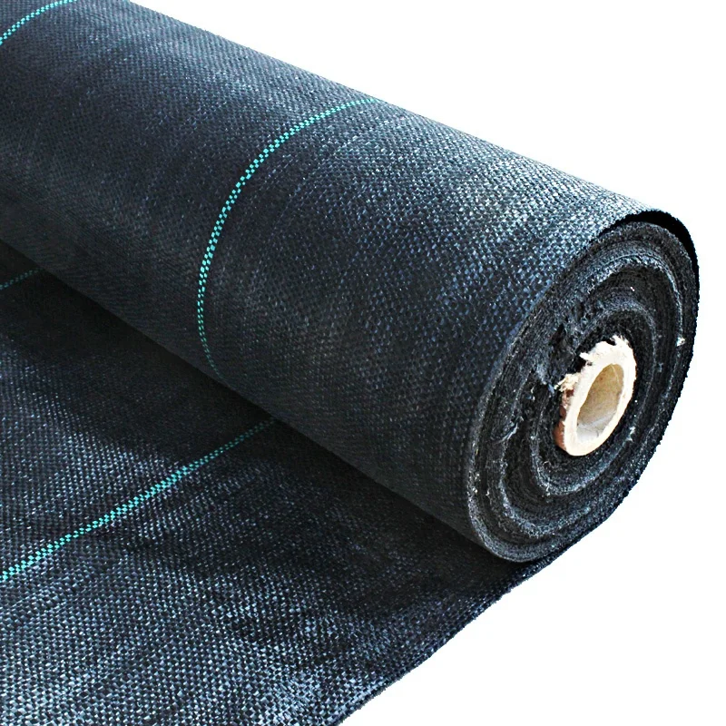 Factory price Polypropylene Woven Geotextile Plastic Woven Weed Control Mat / PP Ground Cover