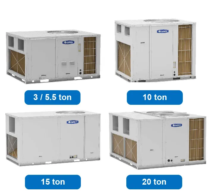 
5.5 ton Packaged Rooftop Industrial Air Conditioner for Workshop and office 