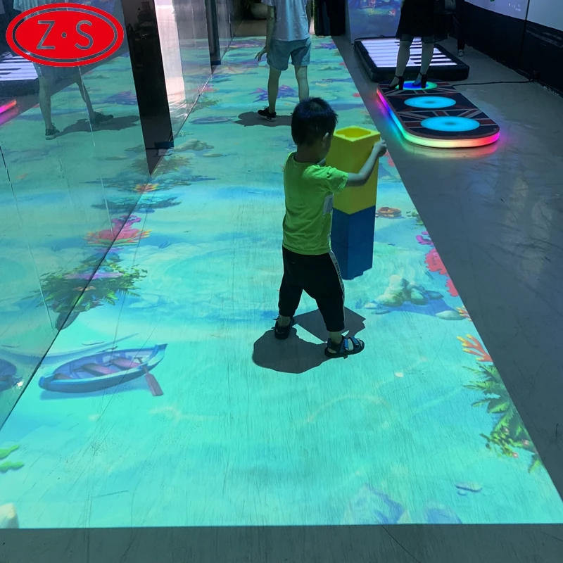 
New AR product augmented reality interactive floor system interactive projector games 