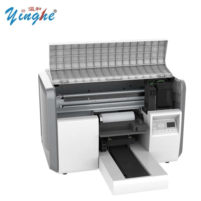 Yinghe  YH-A3 UV Flatbed Printer small format with 1 pieces i3200 U1 HD Printer head A3 UV Flatbed Digital inkjet printer