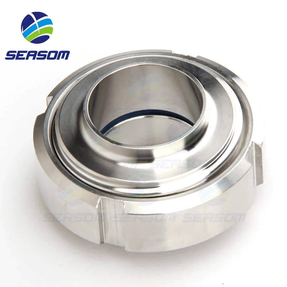 SEASOM For Milk Aseptic Ss Couplings Sms Standard Flexible Pipe Union