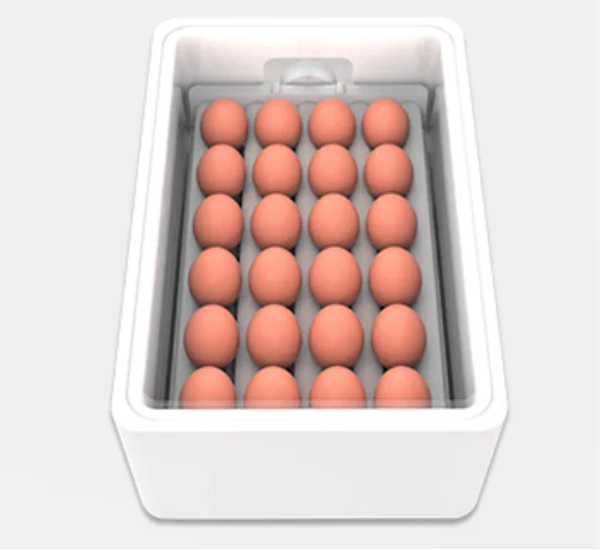 family use 24 eggs full automatic  mini incubator with roller egg tray