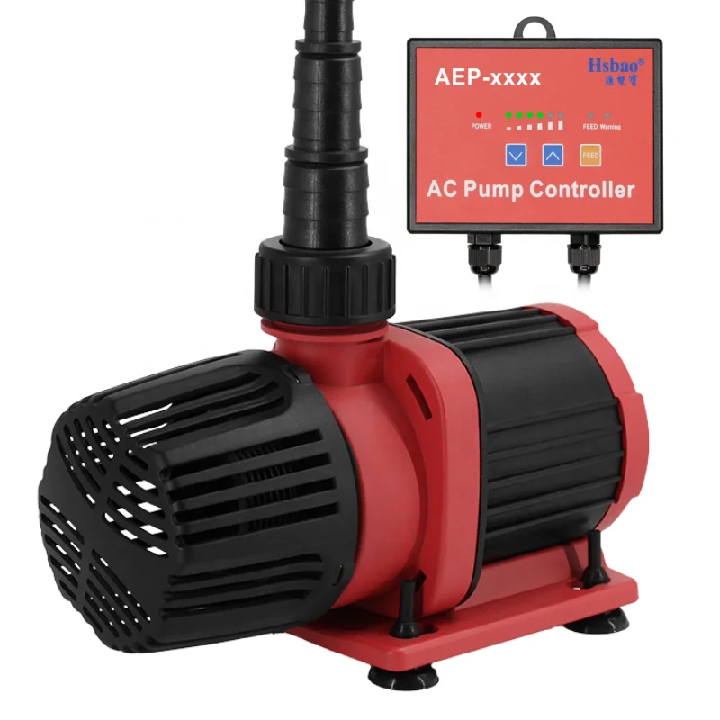 4000L/H Marine Aquarium Water Pump Submersible Fountain Pond Water Pump Return Sump Pumps with Controller