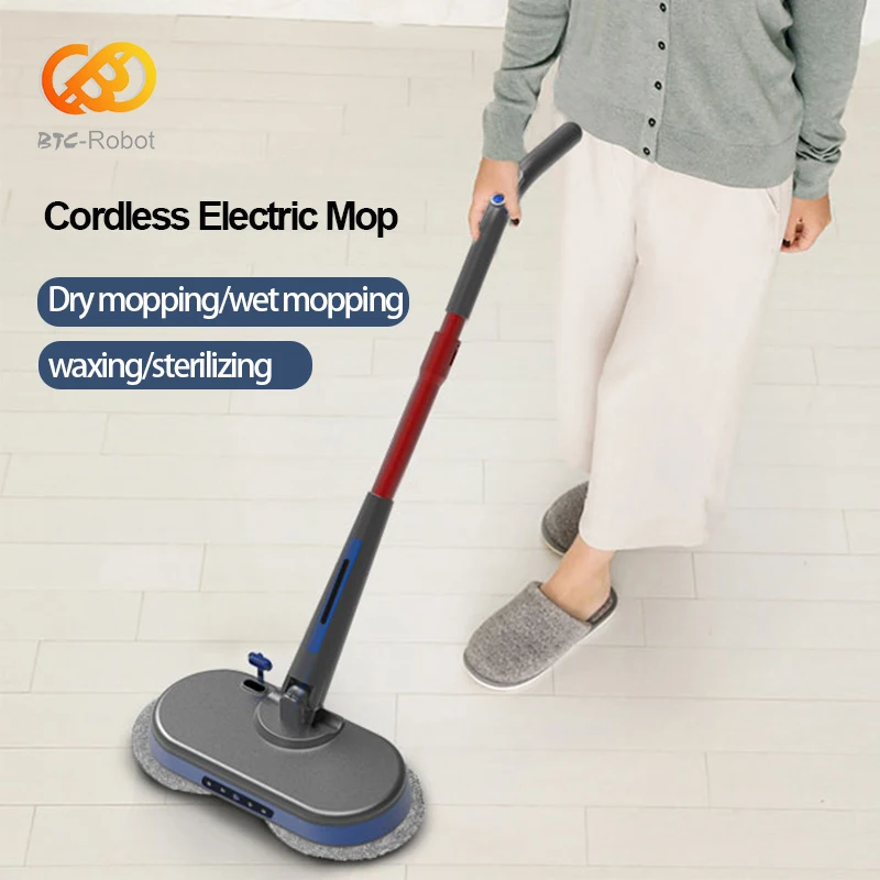 BTCBOT Electric Wireless Mop Household Intelligent Mopping With Spray Function Cleaning Mop