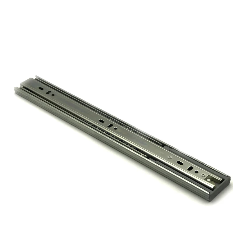 Manufacturing Soft Close Telescopic Slide Push Open Full Extension Channel Rails Ball Bearing Cabinet Drawer Slides