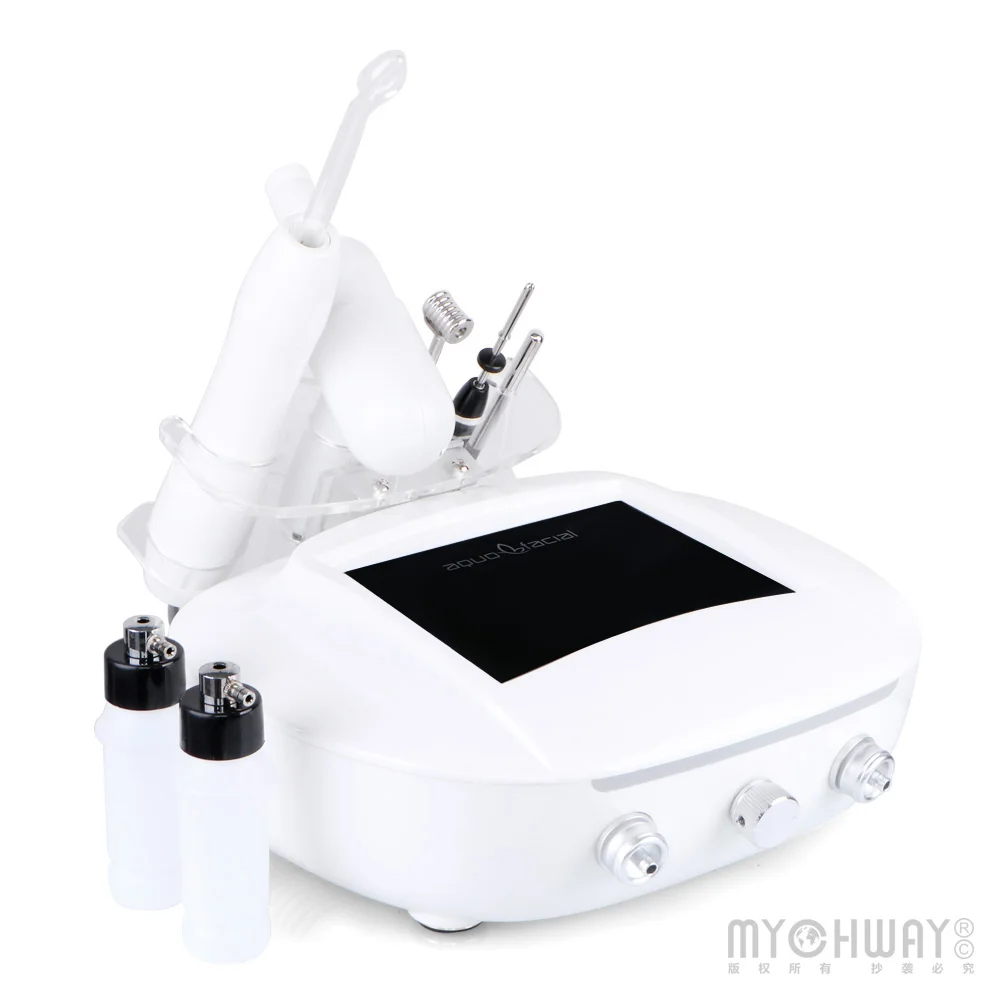 High Frequency +ION/-ION +Dermabrasion Anti-bacterial Ance Treatment With Auto Brush Face Skin Beauty Machine