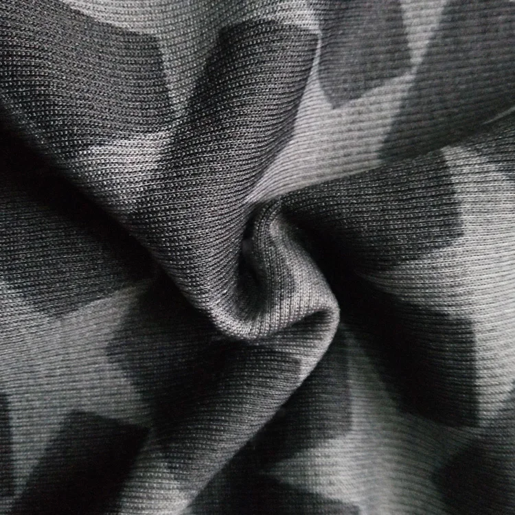  100 polyester material knitting imitated cotton l velvet printing star fabric for
