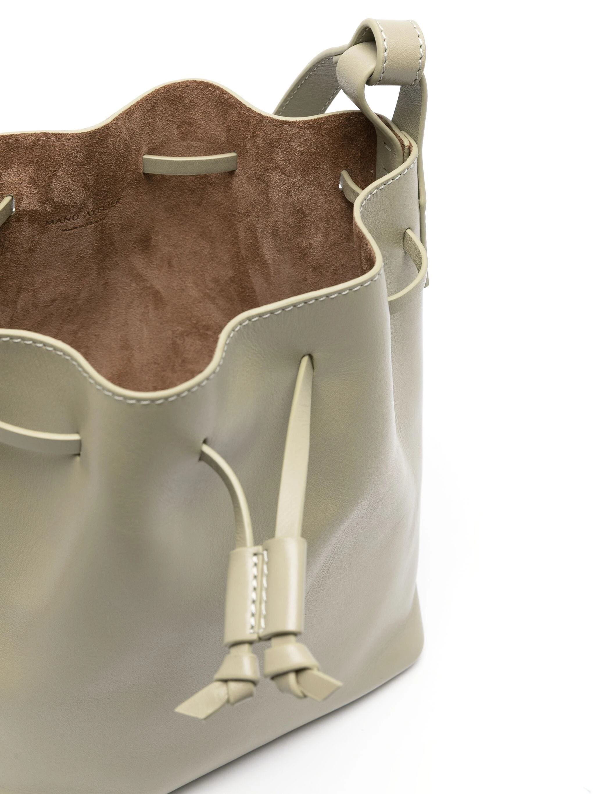 Custom New Design Fashion high quality Portable Fashion style Leather with draw string Shoulder Bag