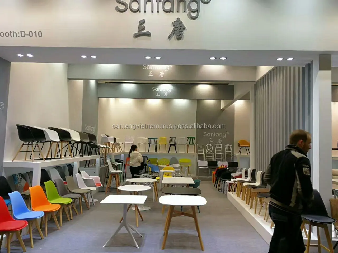 Modern new design dining room furniture full plastic chair with best price