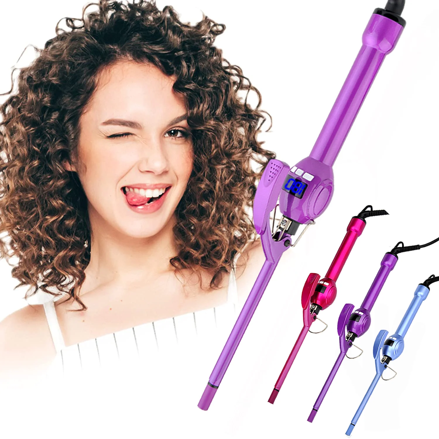 Профессиональная электрическая плойка для волос PRITECH с керамическим покрытием