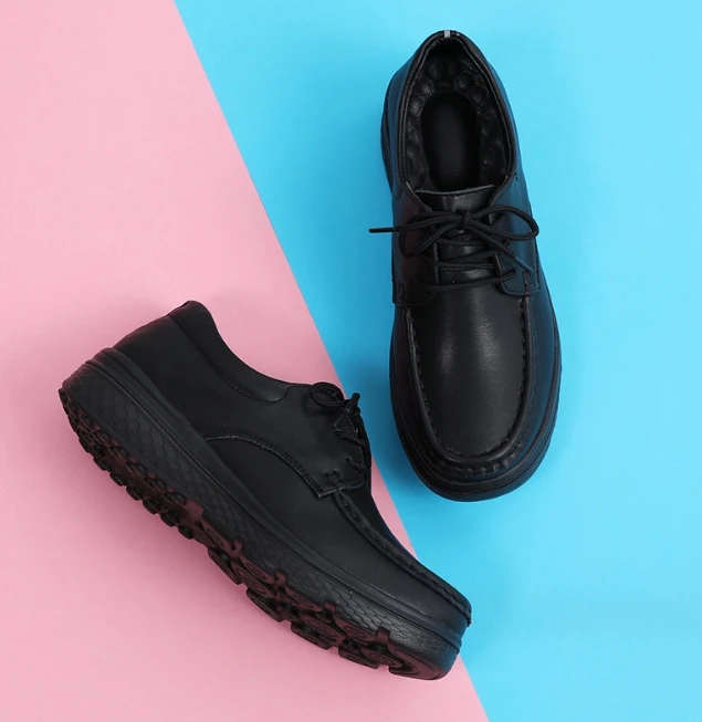 UP-1623J Women Soft Thick Sole Office Shoes Comfortable Nursing White Shoes for Ladies