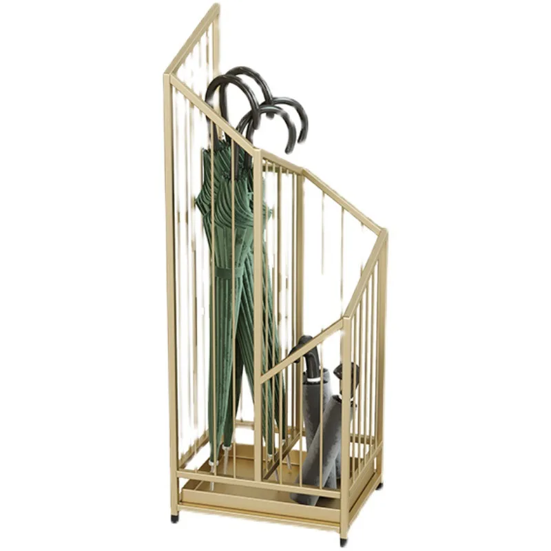 Wholesale Fashion Modern Simple Umbrella Holder Rack Hotel Office Hall Entrance Furniture Antirust Iron Umbrella Stand