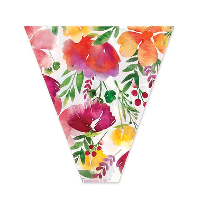 
Disposable custom logo size printing greaseproof wholesale cheap crepe paper cone 