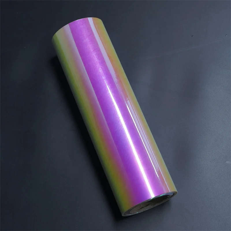 Food Grade Flexible Packaging Pet rainbow Laminating Film Plastic Laminated Film Roll Form Printed Moisture Proof Customized So