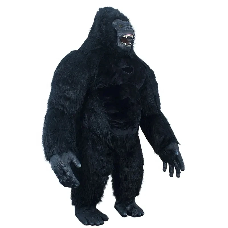 Newest Inflatable Moving Kingkong Gorilla Suit Mascot Costumes for Halloween Party