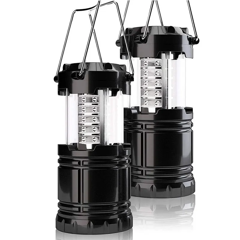 2 Pack LED Super Bright Portable Survival Original Collapsible Camping Lights Lamp Lanterns for Hurricane Emergency