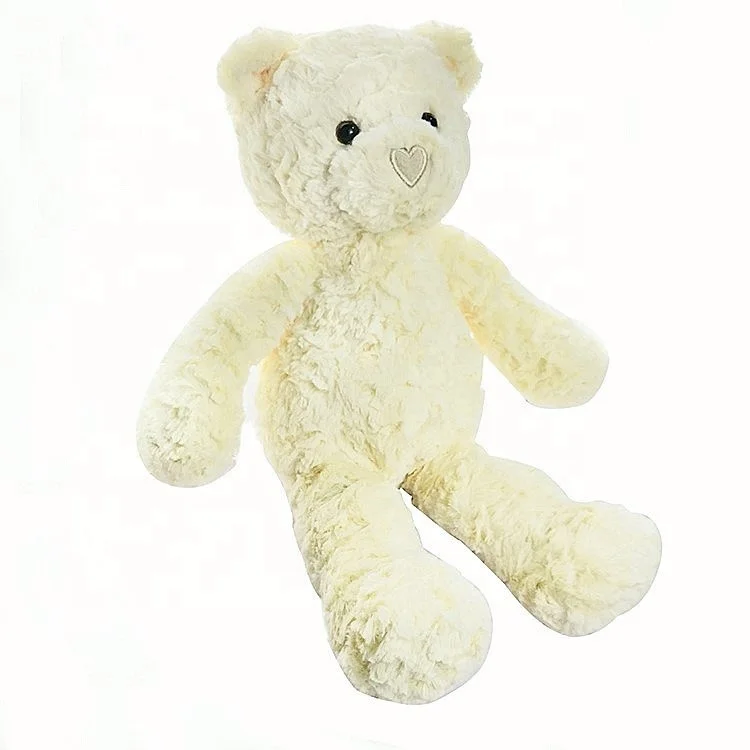 White soft valentines teddy bears wholesale plush stuffed animals custom teddy bear toys
