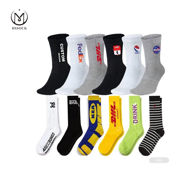 custom tennis socks custom design athletic sports sock with design your own logo