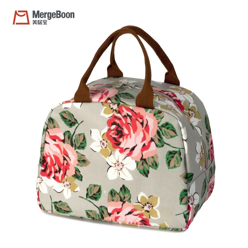 Eco friendly tote soft custom aluminium foil waterproof leakproof insulated cooler lunch bag manufacturer RPET