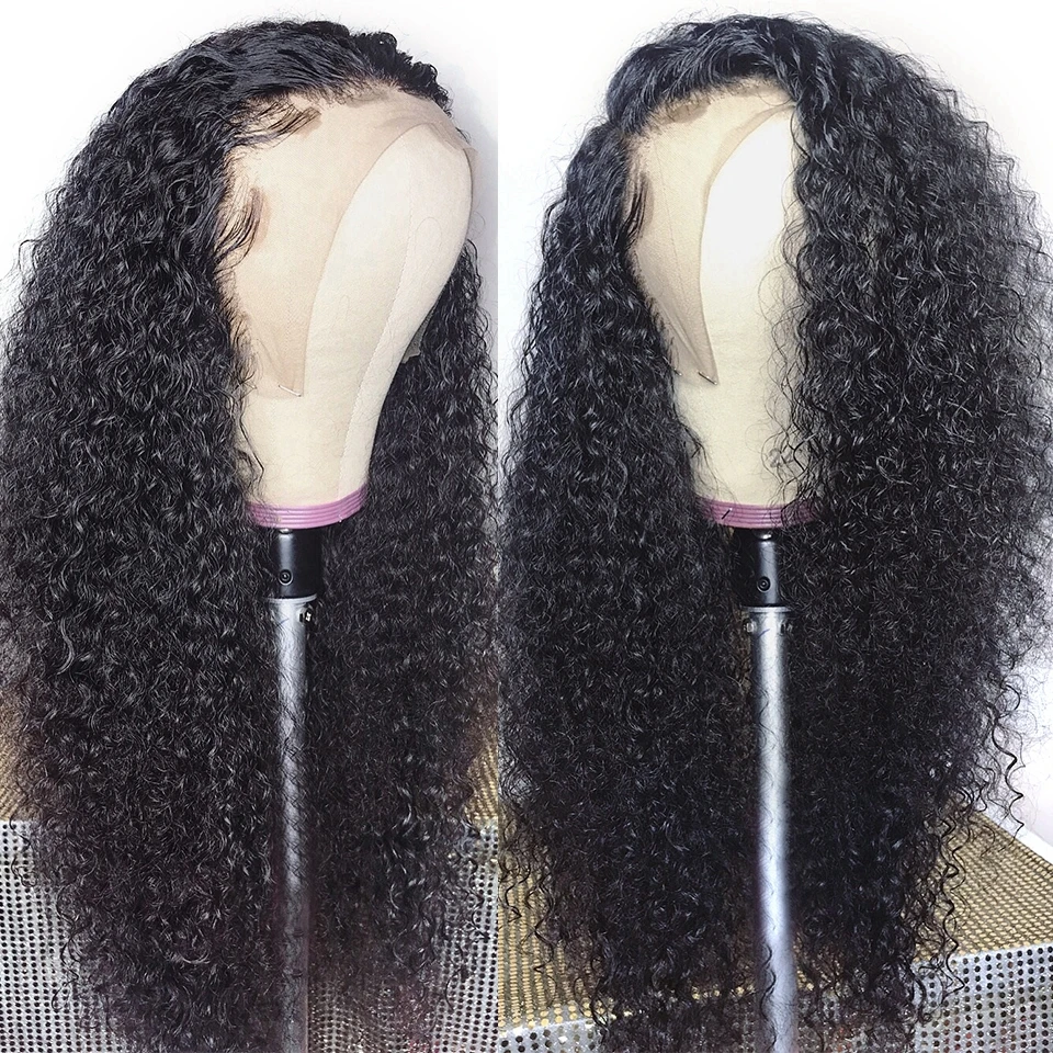Cheap Wholesale Lace Front Wig Oem Vendors Human Hair Long Size 28 30 Inch Deep Wave Transparent Full Hd Swiss Lace Frontal Wig