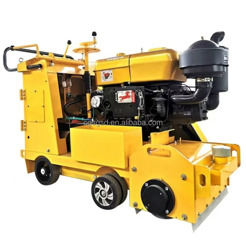 Advanced Gas Power diesel Engine Road Milling Concrete Floor Surface Hydraulic milling Machine