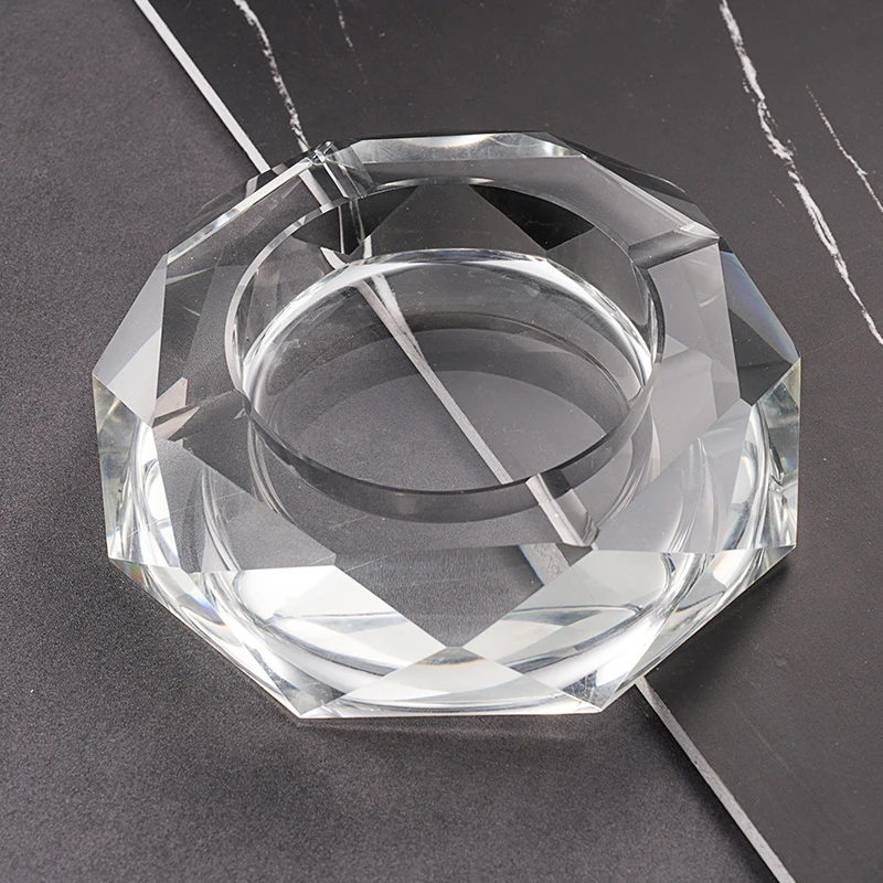2022 private logo custom cigar crystal glass ashtray retail ashtray