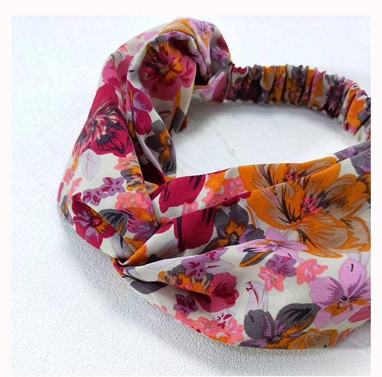 Women Accessories Handmade Scarf Scrunchies Bow Bow knot Pony Tail Elastic Hair Band Hair Ties Ponytail for Girls