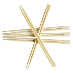 Tensoge Disposable Hashi Bamboo chopsticks with paper sleeve