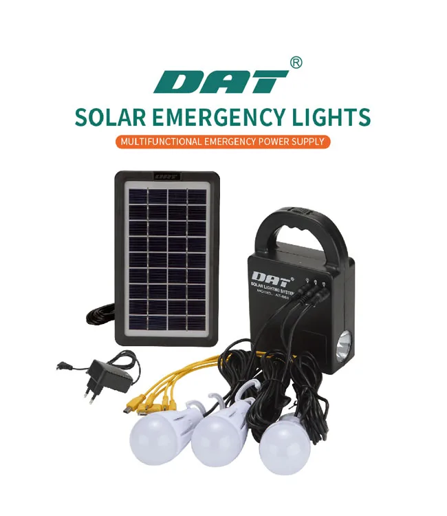 AT-888 DAT solar home lighting kits with led bulbs,solar led lighting system with mobile phone charger function