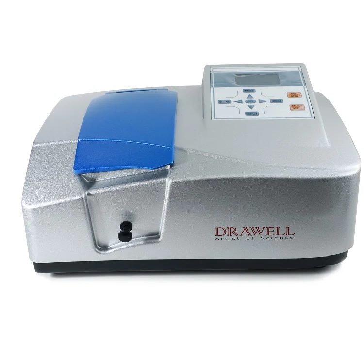 UV Visible Spectrophotometer Laboratory Spectrometer Device Single Beam UV Vis Spectrophotometer