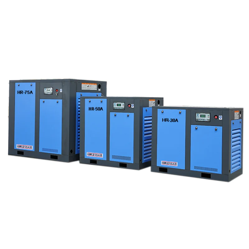 22kw 8bar High Pressure Workshop Electric Rotary Belt Driven Mini Machines Industrial Screw Type Price Air Compressor