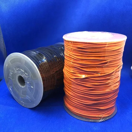 Stock 2.5mm factory elastic cord  rubber /latex elastic rope