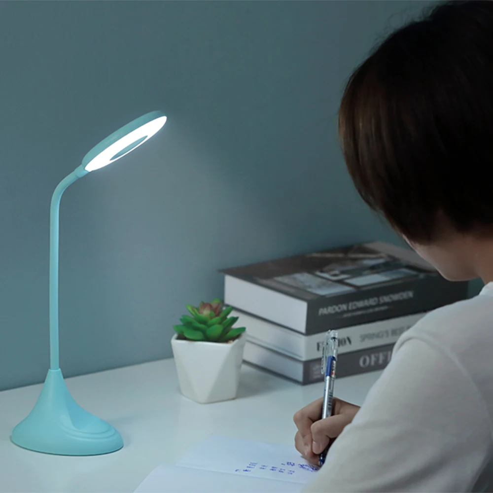 Лидер продаж, новинка, креативное ремесло, регулируемое освещение, Уход за глазами, гибкая сенсорная настольная лампа, Современная со светодиодной подсветкой