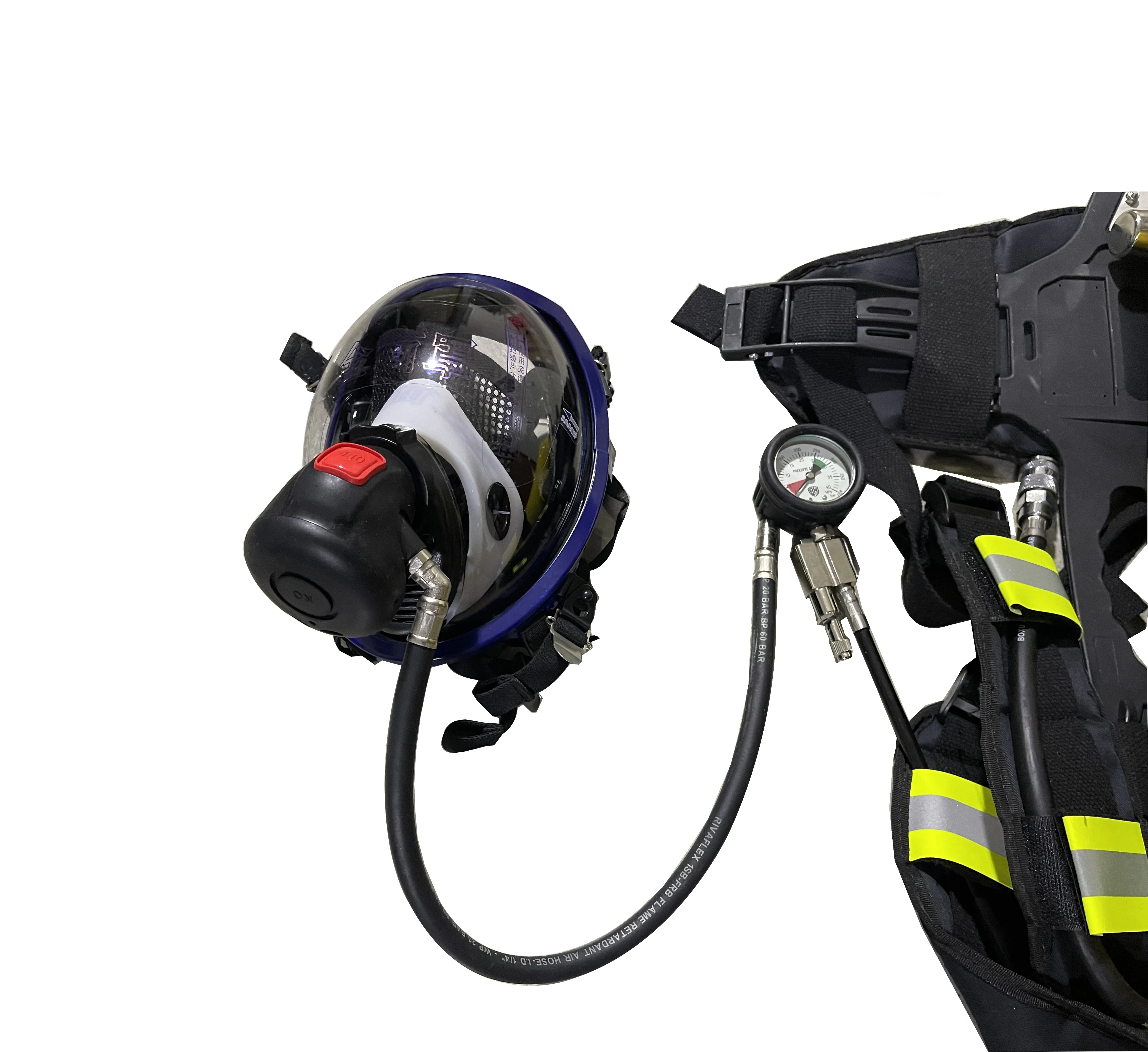 SCBA 6.8L 300Bar Self Contained Breathing Apparatus Air Demand valve