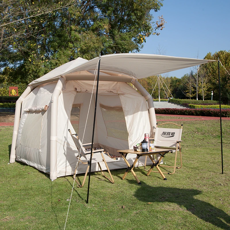 GINLOE Customized  8 person home inflatable air tent 6 square air tent for play