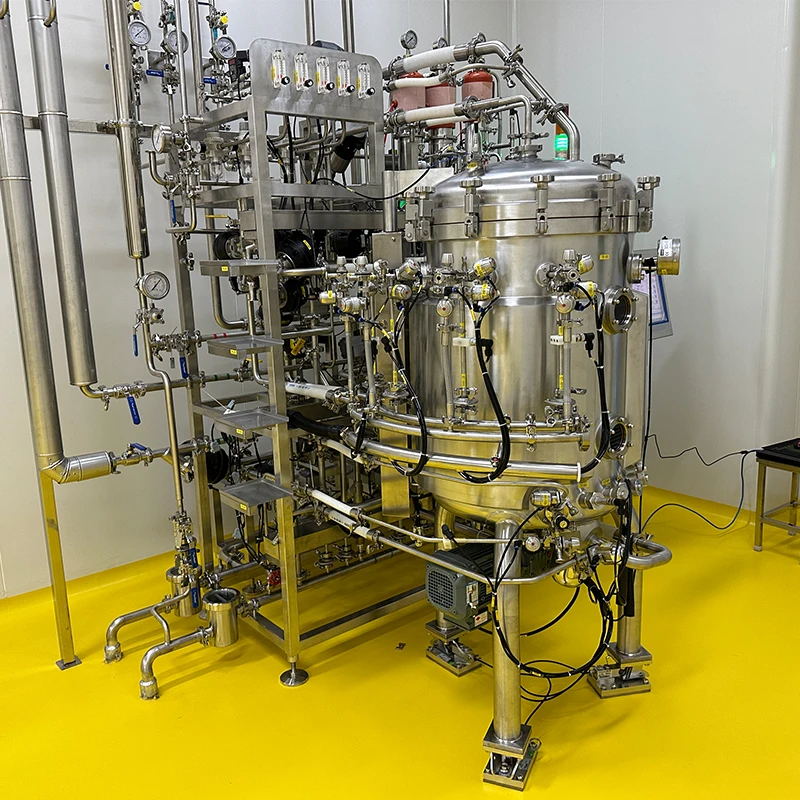 20L 100L 400L Stainless Steel Biological Life Sciences Cell Culture Vaccine Production Equipment Fibra Disk Bioreactor for Lab